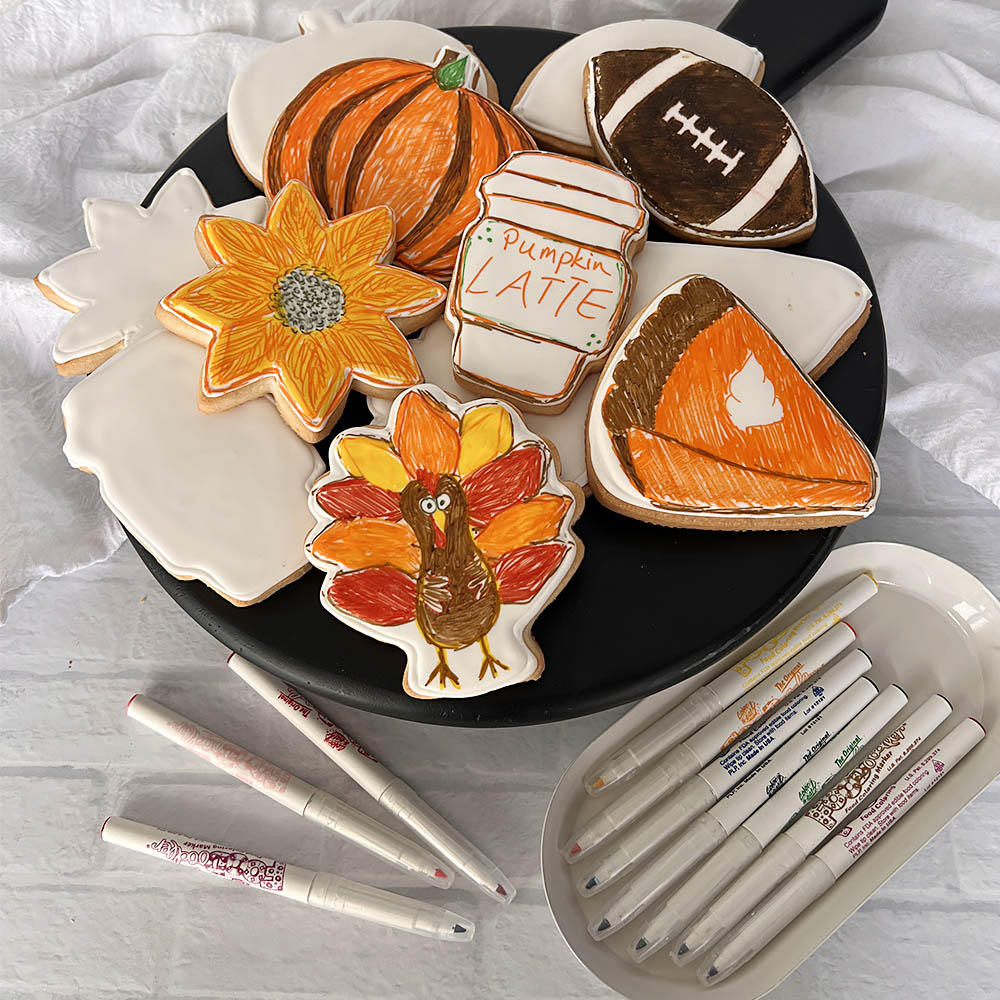 Fall Color Me Cookie Kit Shipped Nationwide