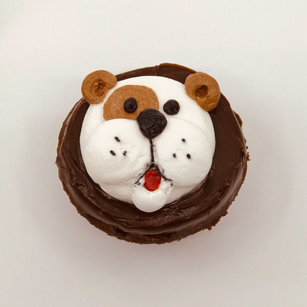 Animated Dog cupcake