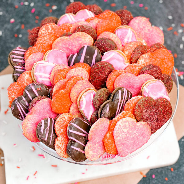 Valentine's Day Cookie Platter