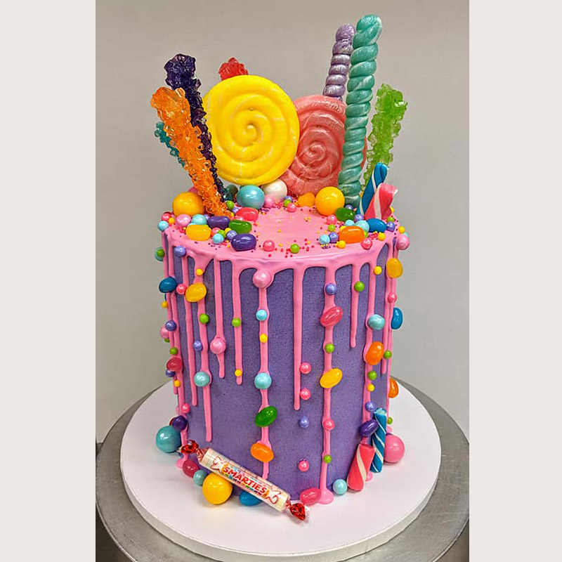 Smarties Candy Cake