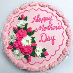 Rose and Daisy Bouquet cake for Mother's Day