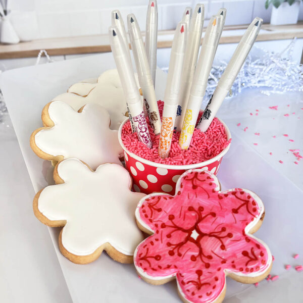 Cherry Blossom Color Me Cookie Kit