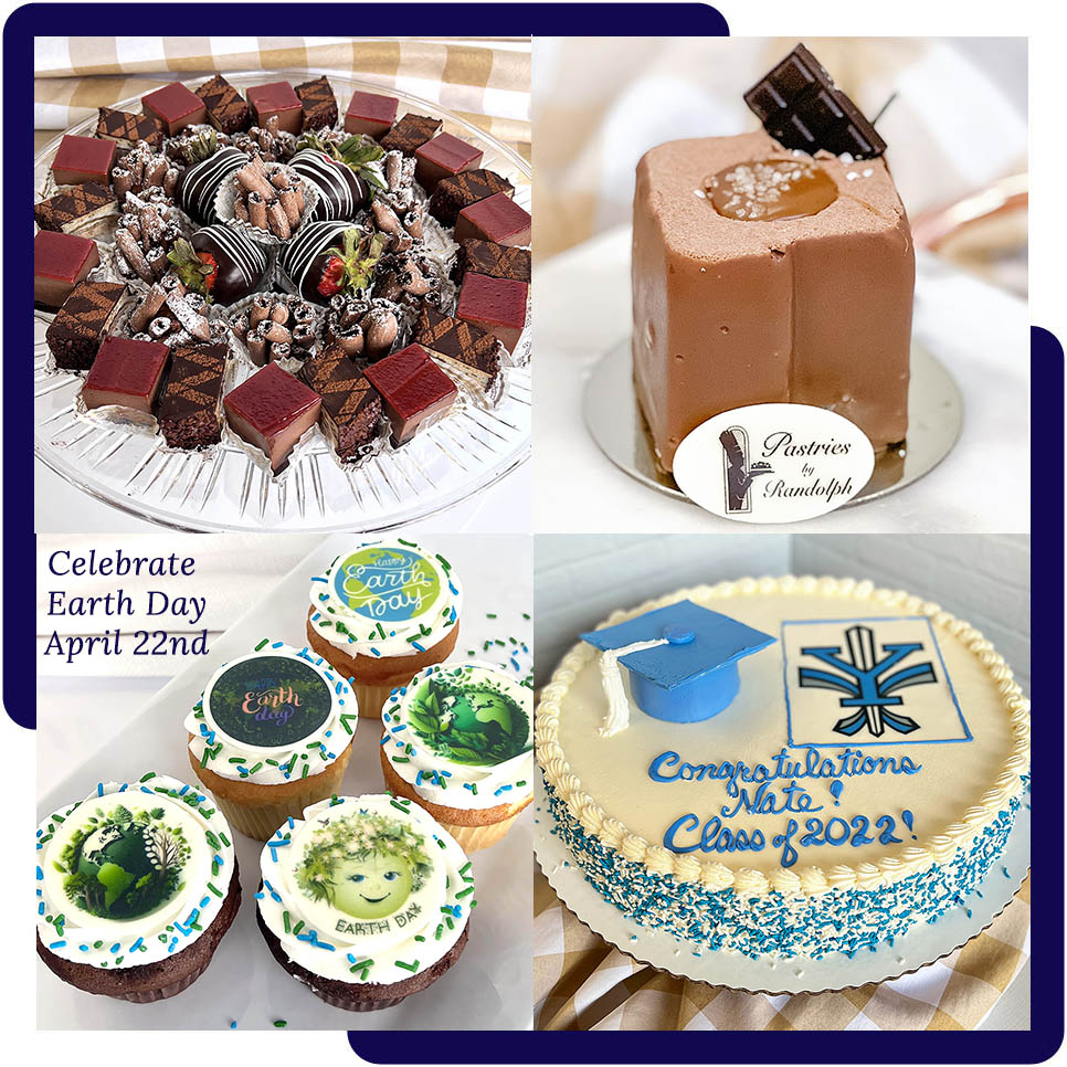 Treats for Passover / Celebrate Earth Day / Order your graduation cake