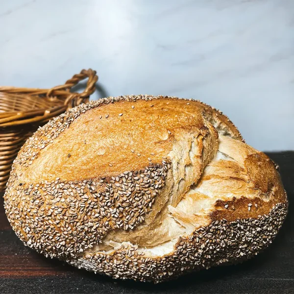 Sesame Semolina bread
