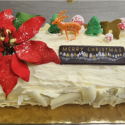Yule Log White Chocolate Mocca