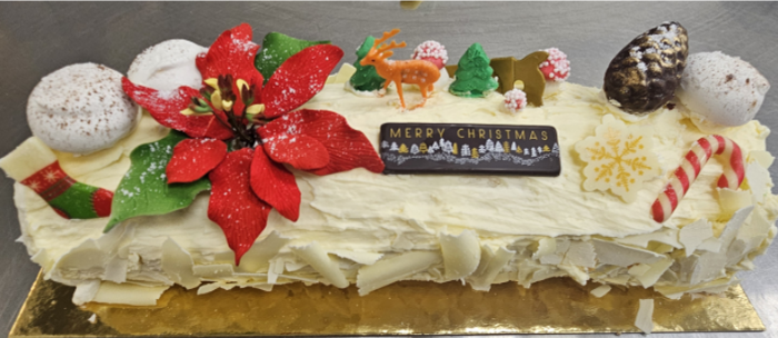 Yule Log White Chocolate Mocca